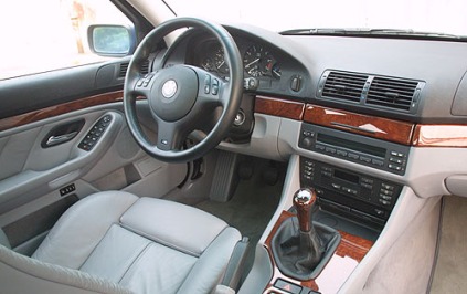 2002 BMW 5 Series 530i Interior Shown