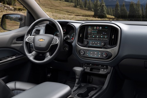 2016 Chevrolet Colorado Z71 Extended Cab Pickup Interior Shown