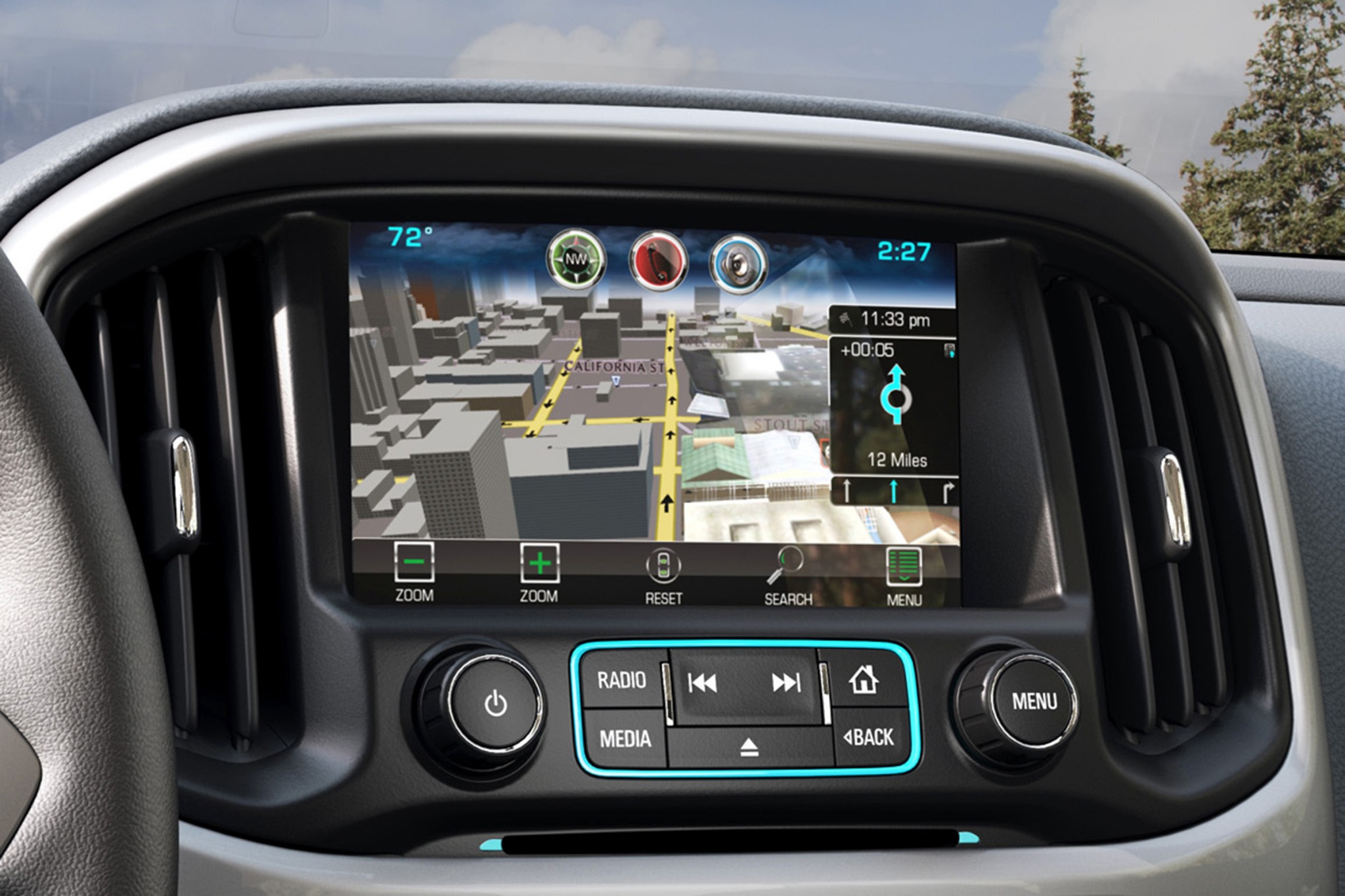 2016 Chevrolet Colorado Z71 Extended Cab Pickup Navigation System
