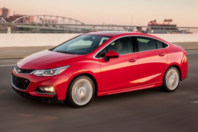 2016 Chevrolet Cruze Premier Sedan Exterior. RS Package Shown.
