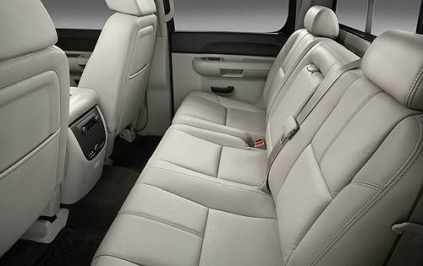 2011 Chevrolet Silverado 1500 LT Crew Cab Rear Interior