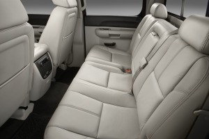 2012 Chevrolet Silverado 1500 LTZ Crew Cab Pickup Rear Interior