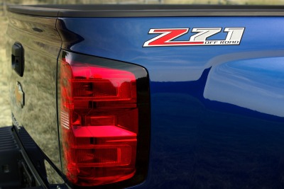 2014 Chevrolet Silverado 1500 Z71 LT Crew Cab Pickup Rear Badge