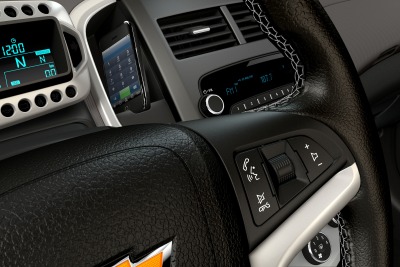 2012 Chevrolet Sonic LTZ 4dr Hatchback Steering Wheel Detail