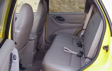 2001 Ford Escape XLT Rear Interior