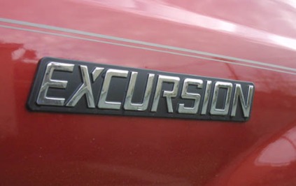 2001 Ford Excursion Limited Side Badging