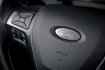 2016 Ford Explorer Platinum Steering Wheel Detail