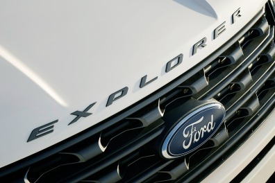 2017 Ford Explorer XLT 4dr SUV Front Badge. Sport Appearance Package Shown.