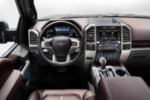 2015 Ford F-150 Platinum Crew Cab Pickup Dashboard