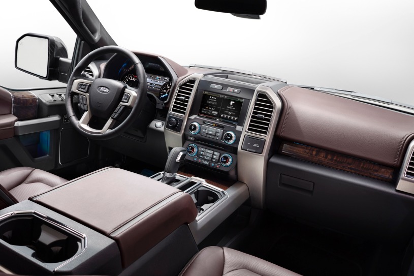 2015 Ford F-150 Platinum Crew Cab Pickup Interior