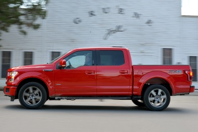 2016 Ford F-150 Lariat Crew Cab Pickup Exterior. Options Shown.