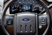 2012 Ford F-250 Super Duty Extended Cab Pickup Steering Wheel Detail