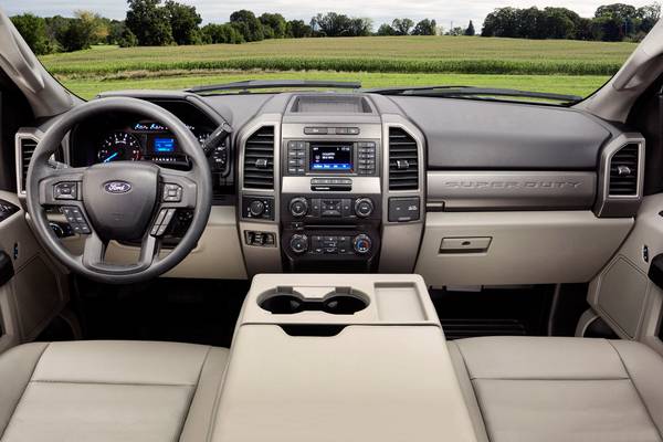 2018 Ford F-250 Super Duty XL Extended Cab Pickup Dashboard Shown