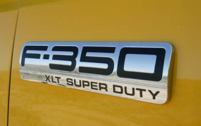 2007 Ford F-350 Super Duty XLT Badging Shown