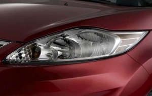 2011 Ford Fiesta Headlamp Detail