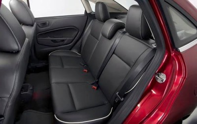 2011 Ford Fiesta SEL Rear Interior