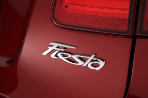 2013 Ford Fiesta Titanium Sedan Rear Badge
