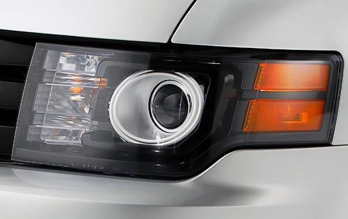 2011 Ford Flex Titanium Headlamp Detail