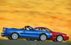 1998 Ford Mustang 2 Dr Cobra Convertible with Coupe Shown