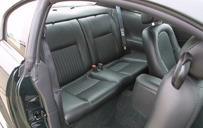 2001 Ford Mustang Bullitt GT Rear Interior