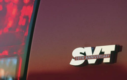 2003 Ford Mustang SVT Cobra 10th Anniversary Rear Badging