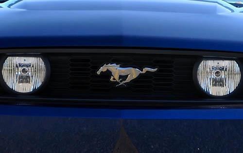 2011 Ford Mustang GT Front Grille and Badging