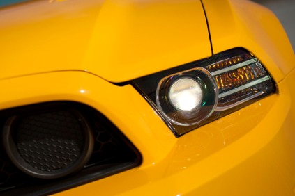 2013 Ford Mustang Boss 302 Coupe Headlamp Detail