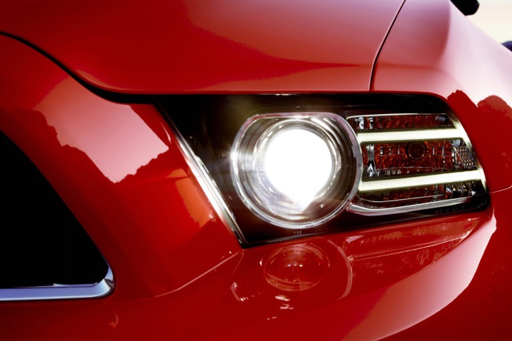 2013 Ford Mustang Headlamp Detail