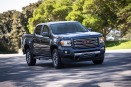 2017 GMC Canyon SLE Crew Cab Pickup Exterior. All-Terrain Package Shown.