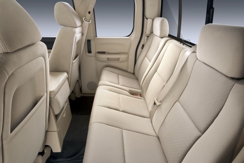 2012 GMC Sierra 1500 SLE Extended Cab Pickup Rear Interior
