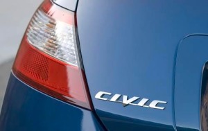 2009 Honda Civic Rear Badging