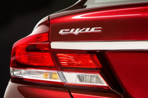 2013 Honda Civic EX-L Sedan Rear Badge