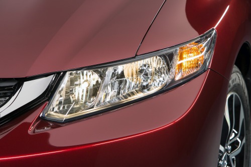 2014 Honda Civic EX-L Sedan Headlamp Detail