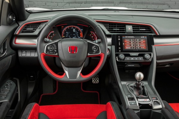 2017 Honda Civic Type R 4dr Hatchback Steering Wheel Detail
