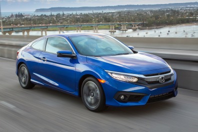 2017 Honda Civic Touring Coupe Exterior Shown