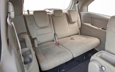 2011 Honda Odyssey Third Row Seating Detail