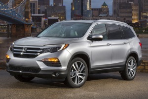 2016 Honda Pilot Elite 4dr SUV Exterior Shown