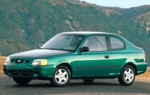 2000 Hyundai Accent 2 Dr L Hatchback