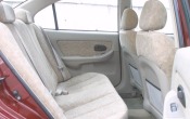 2001 Hyundai Elantra GLS Sedan Rear Interior