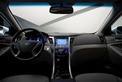 2012 Hyundai Sonata Hybrid Sedan Dashboard