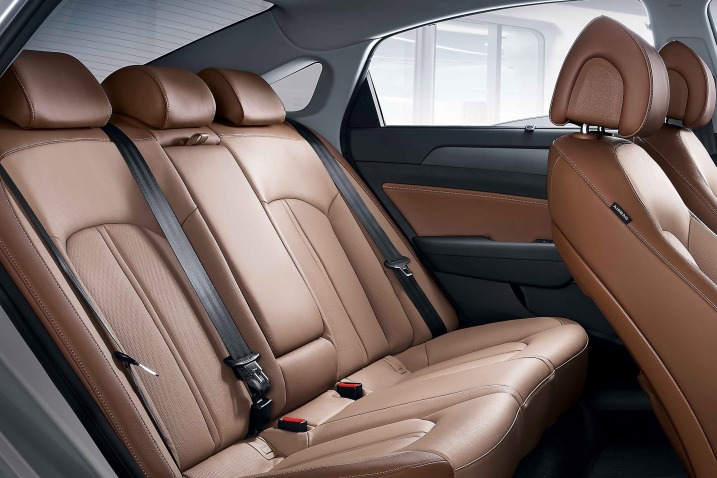 2015 Hyundai Sonata Limited Sedan Rear Interior
