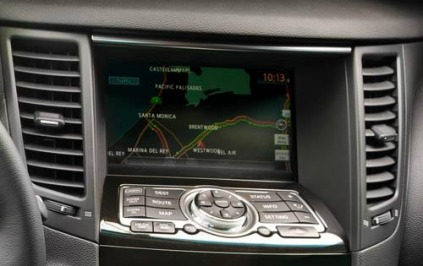 2012 Infiniti FX35 Limited Edition Navigation System Detail