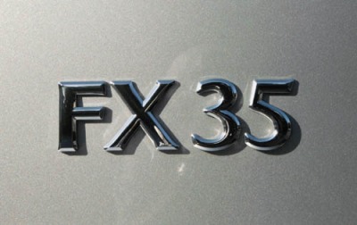 2004 Infiniti FX35 AWD Rear Badging
