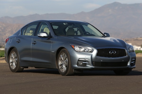2016 Infiniti Q50 Hybrid Premium Sedan Exterior Shown