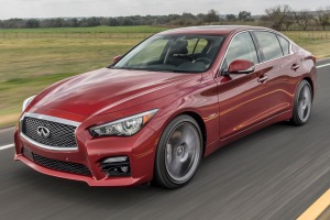 2016 INFINITI Q50 Red Sport 400 Sedan Exterior Shown
