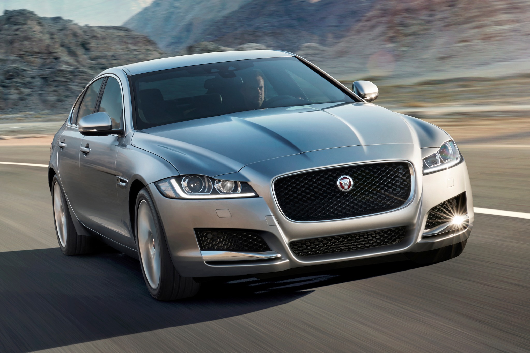 2017 Jaguar XF 35t Prestige Sedan Exterior. European Model Shown.
