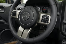 2012 Jeep Patriot Latitude 4dr SUV Steering Wheel Detail