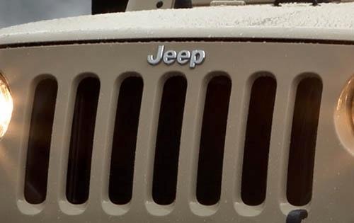 2011 Jeep Wrangler Unlimited Front Grille and Badging