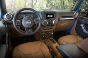 2015 Jeep Wrangler Unlimited Sahara Convertible SUV Interior