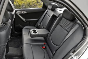 2013 Kia Forte SX Sedan Rear Interior